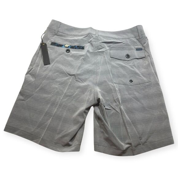Depactus RounDepactus Roundhouse Board Shorts Waist 34” Gray 4 Way Stretch Beach - Picture 2 of 8